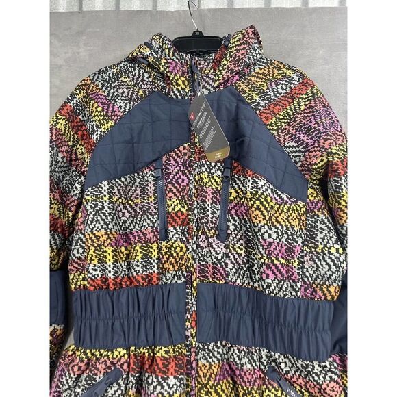 Free People Movement All Prepped Jacquard Ski Suit Size Xlarge Hooded - Picture 6 of 16